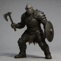 Mô hình chiến binh Uruk-hai tỉ lệ 1:24 cho in 3D chuyên nghiệp - Thumbnail 1