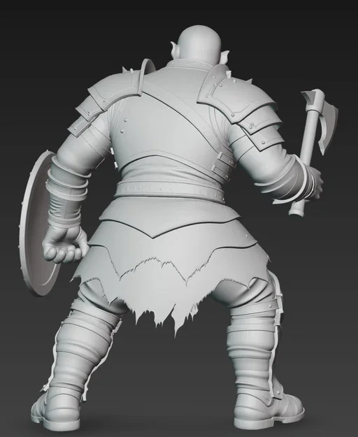 Mô hình chiến binh Uruk-hai tỉ lệ 1:24 cho in 3D chuyên nghiệp - Image 3
