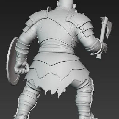 Mô hình chiến binh Uruk-hai tỉ lệ 1:24 cho in 3D chuyên nghiệp