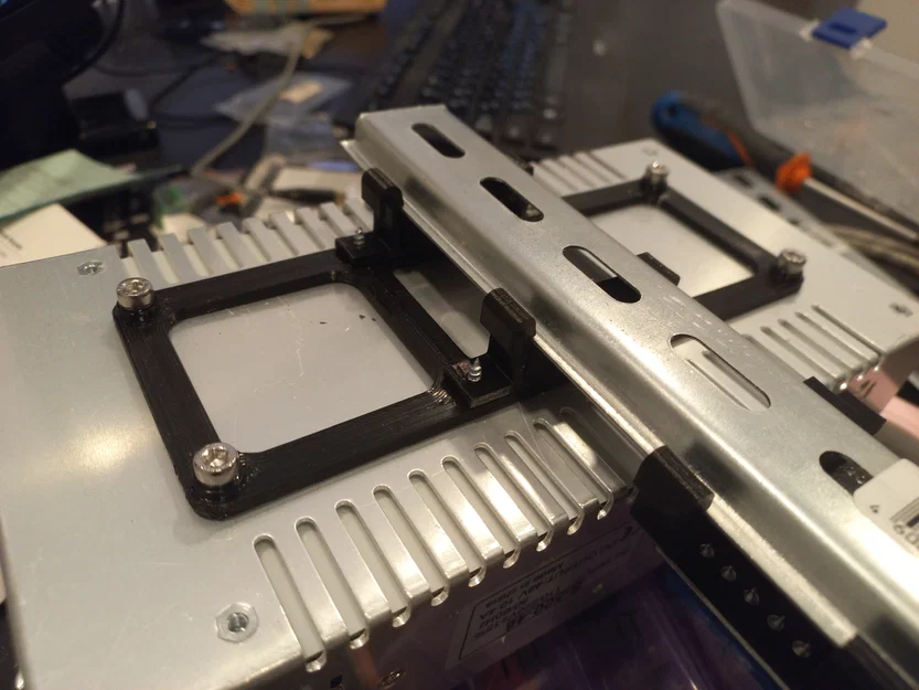 Clip gắn PSU MeanWell lên DIN rail - Image 3