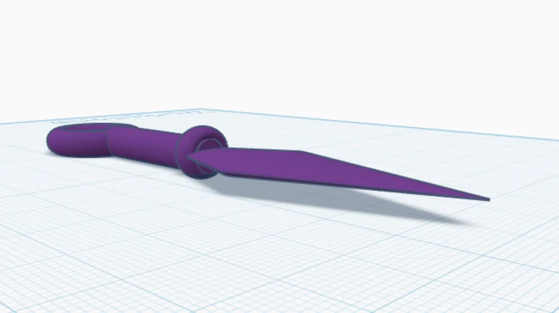 Mô hình Kunai Ninja in 3D độc đáo - Thiết kế không cần support - Image 1