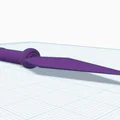Mô hình Kunai Ninja in 3D độc đáo - Thiết kế không cần support - Thumbnail 1