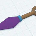 Mô hình Kunai Ninja in 3D độc đáo - Thiết kế không cần support - Thumbnail 2