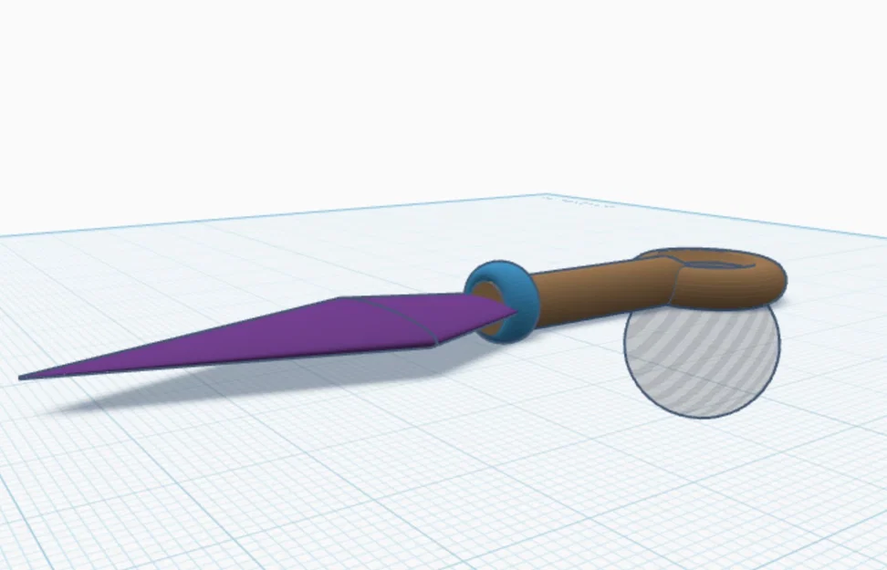 Mô hình Kunai Ninja in 3D độc đáo - Thiết kế không cần support - Image 3