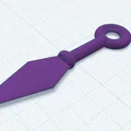 Mô hình Kunai Ninja in 3D độc đáo - Thiết kế không cần support - Thumbnail 4