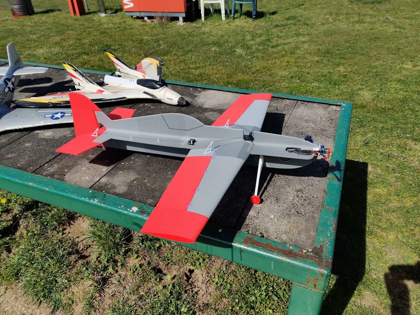 XTR-33 | Máy bay RC 3D print hoàn toàn, nhà/ngoài trời, aerobatics nhẹ - Image 1