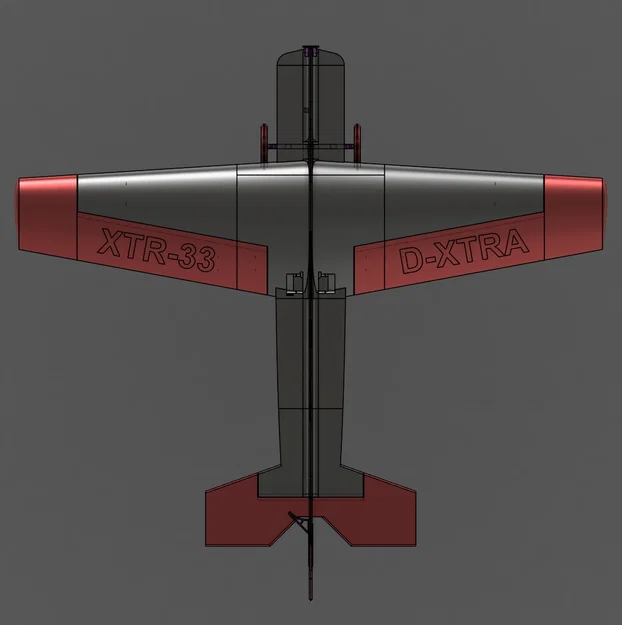 XTR-33 | Máy bay RC 3D print hoàn toàn, nhà/ngoài trời, aerobatics nhẹ - Image 3