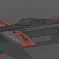 XTR-33 | Máy bay RC 3D print hoàn toàn, nhà/ngoài trời, aerobatics nhẹ - Thumbnail 4