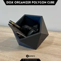 Desk Organizer Polygon Cube Lite – Khay Organizer Hình Học In 3D - Thumbnail 1