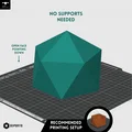 Desk Organizer Polygon Cube Lite – Khay Organizer Hình Học In 3D - Thumbnail 3