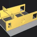 RT-95 Manpack Rails và BNC bulkhead antenna mount - Thumbnail 2