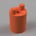 IKEA Skadis Bottom Wall Mount (Ngàm treo tường đáy cho Skadis) - Thumbnail 2