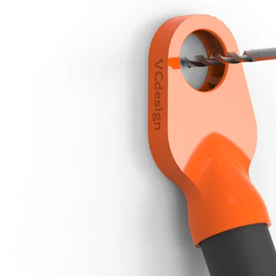 Bộ hút bụi máy khoan rảnh tay (Drill Dust Collector) in 3D