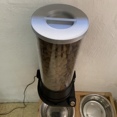 Automatic Pet Feeder - Máy cho thú cưng ăn tự động 3D
