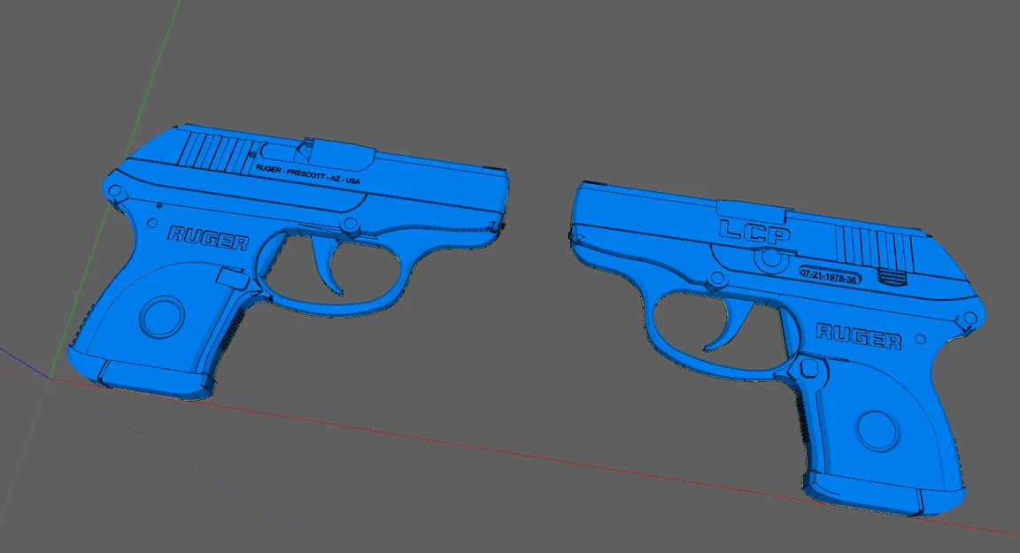 Mô hình/Prop Ruger LCP .380 tỉ lệ 1:1 - Image 2