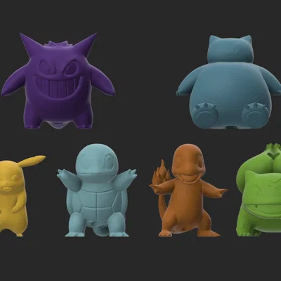 Bộ Hạt Bead Pokémon – Starter + 2 Mẫu Bonus