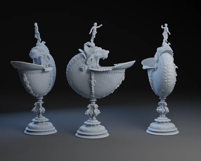Chén thánh vỏ ốc Nautilus (Nautilus shell chalice) - Image 1