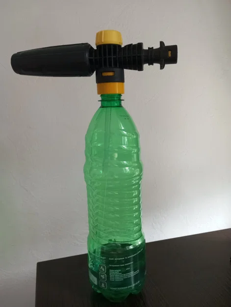 Đầu chuyển đổi bình xịt bọt tuyết Karcher sang chai PET tiện dụng - Image 2