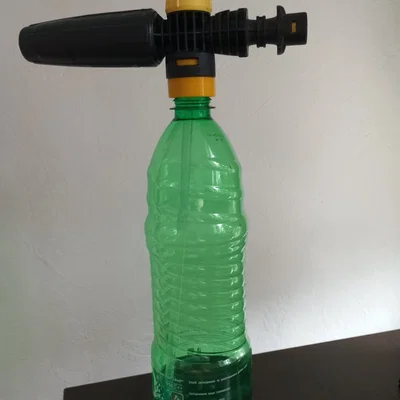 Đầu chuyển đổi bình xịt bọt tuyết Karcher sang chai PET tiện dụng