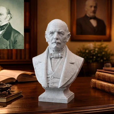 Allan Kardec (Hyppolite Léon Denizard Rivail) — Tượng bán thân