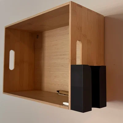 Giá đỡ điện thoại cho hộp Ikea UPPDATERA (treo bên hông)