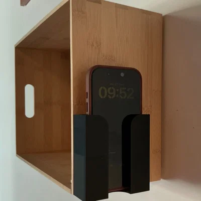 Giá đỡ điện thoại cho hộp Ikea UPPDATERA (treo bên hông)
