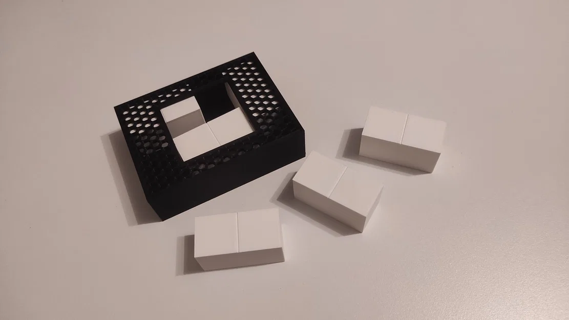 Bộ đồ chơi xếp khối 6 mảnh (6 Blocks puzzle) in 3D thông minh - Image 1