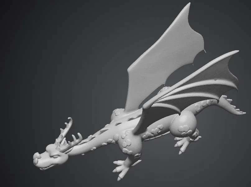 Mô hình rồng xanh Drago Verde in 3D trang trí độc đáo - Image 4