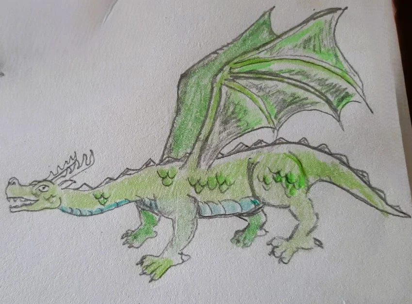 Mô hình rồng xanh Drago Verde in 3D trang trí độc đáo - Image 5