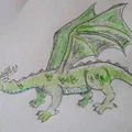Mô hình rồng xanh Drago Verde in 3D trang trí độc đáo - Thumbnail 5