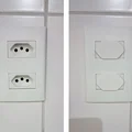 Nắp che bụi tối giản cho ổ cắm chuẩn Brazil - Thumbnail 1