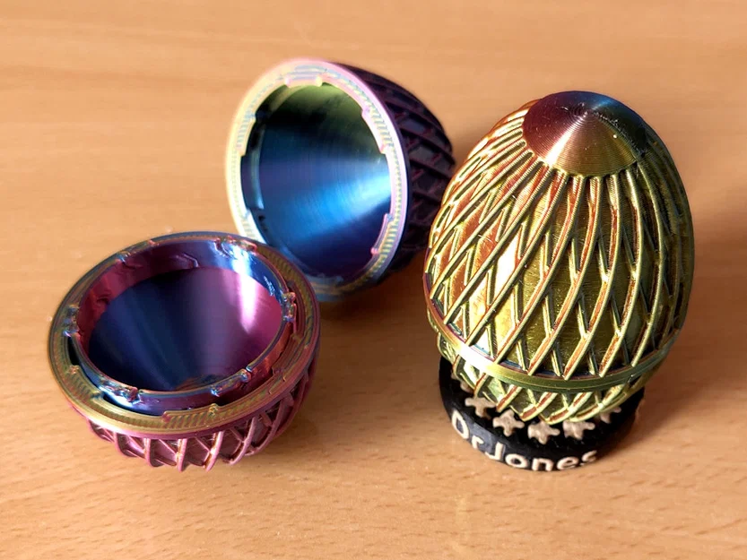 Trứng (egg) trang trí – khóa bayonet twist & click - Image 1