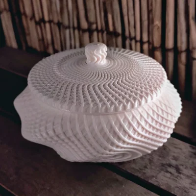 Gạt tàn thuốc 3D thiết kế phương Đông có nắp chống mưa độc đáo