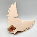 Mô hình hộp sọ có cánh Winged Skull trang trí tường độc đáo - Thumbnail 6