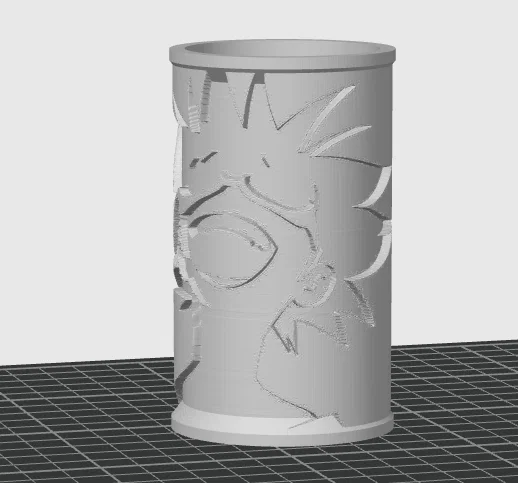 Đèn ngủ 3D Lithophane hình Edward trong anime Cowboy Bebop - Image 1