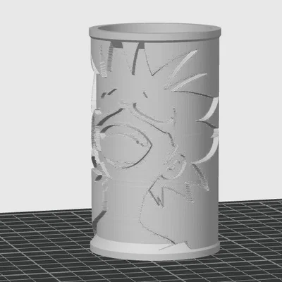 Đèn ngủ 3D Lithophane hình Edward trong anime Cowboy Bebop