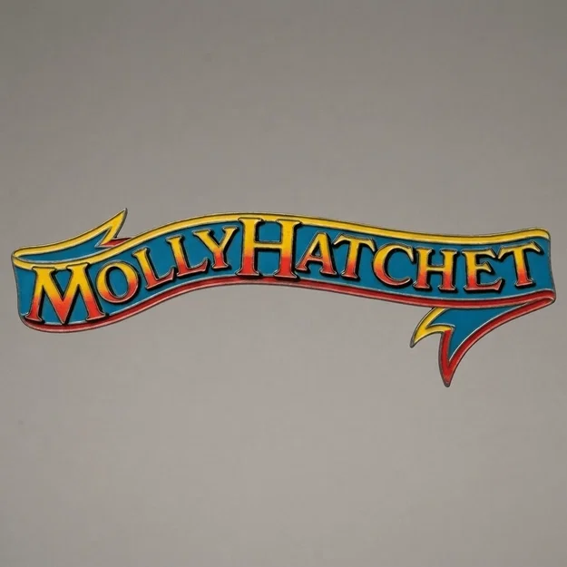 Mô hình trang trí chiến binh và biểu tượng Molly Hatchet 3D - Image 3