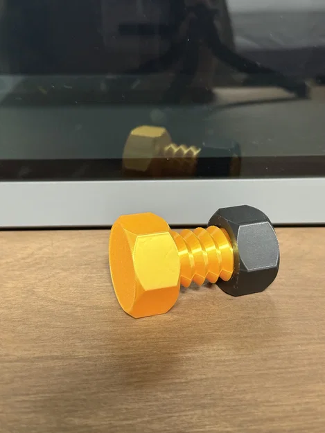 Đồ chơi fidget Đai ốc & Bu-lông (Nut and bolt fidget toy) - Image 2