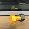 Đồ chơi fidget Đai ốc & Bu-lông (Nut and bolt fidget toy) - Thumbnail 2