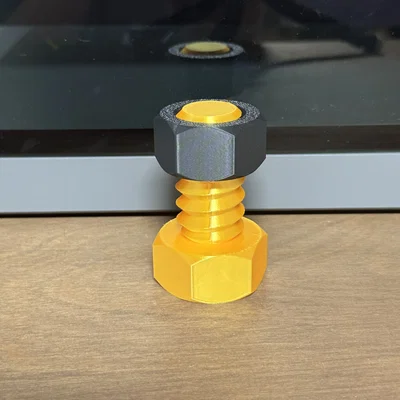 Đồ chơi fidget Đai ốc & Bu-lông (Nut and bolt fidget toy)