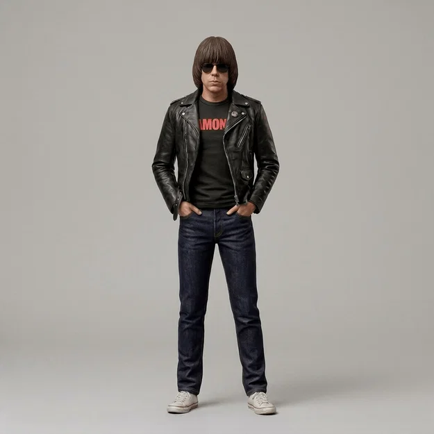 Mô hình 3D ban nhạc rock huyền thoại The Ramones độc đáo - Image 3