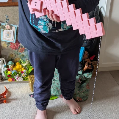 Đồ chơi cần câu Minecraft (Minecraft Fishing Rod Toy)
