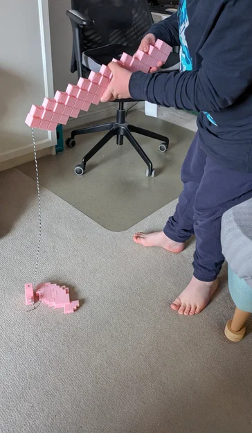 Đồ chơi cần câu Minecraft (Minecraft Fishing Rod Toy) - Image 11