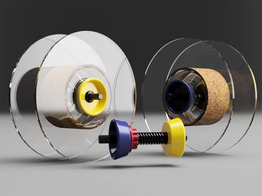 Bộ cuốn spool cho máy vặn vít pin (Filament Spool rewinder) - Image 1