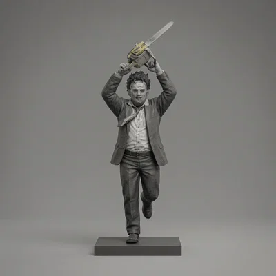 Mô hình 3D Leatherface - The Texas Chainsaw Massacre 1974 sắc nét