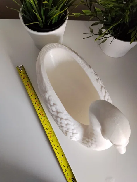 Chậu hoa thiên nga 3D (Easter Flowerpot White Swan) độc đáo - Image 7