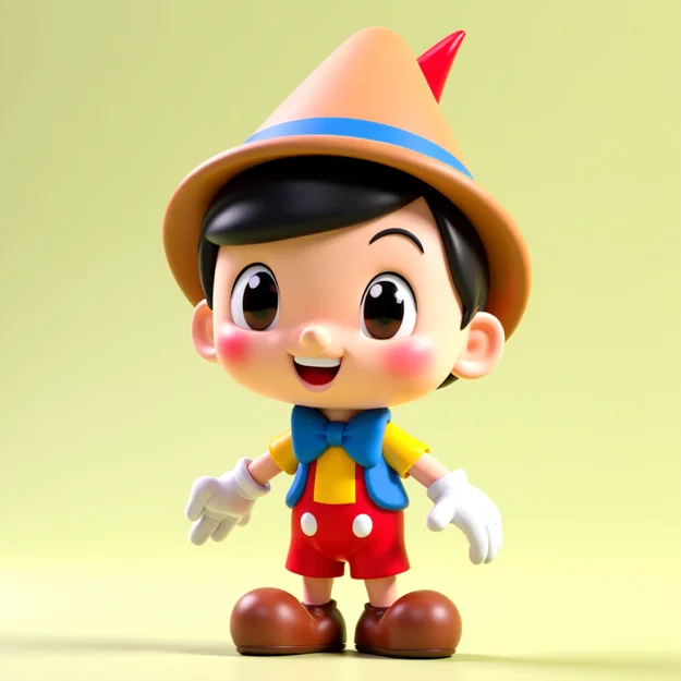 Mô hình 3D Pinocchio đáng yêu: Hướng dẫn in ấn chi tiết cho người chơi - Image 1