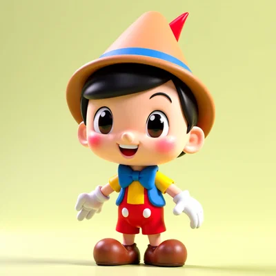 Mô hình 3D Pinocchio đáng yêu: Hướng dẫn in ấn chi tiết cho người chơi