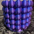 Chậu cây họa tiết bong bóng (Bubble pot) kèm khay hứng nước in 3D - Thumbnail 3