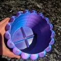 Chậu cây họa tiết bong bóng (Bubble pot) kèm khay hứng nước in 3D - Thumbnail 5